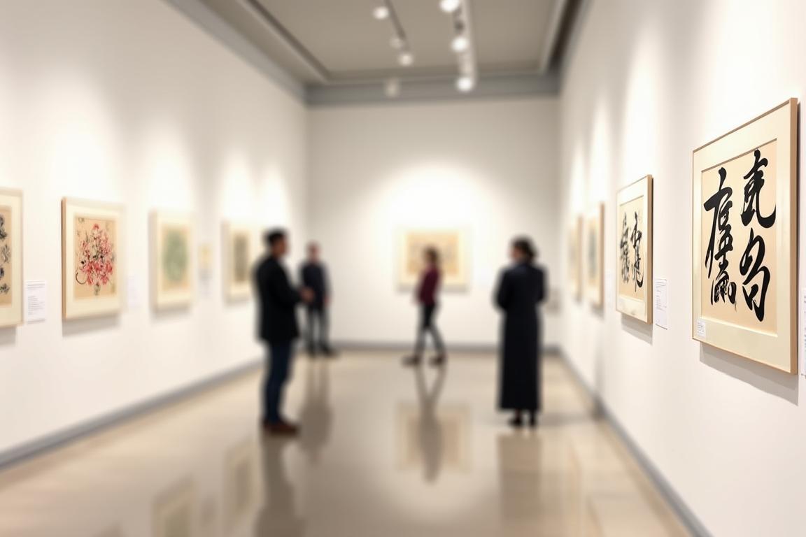 Kalligraafia näitus Vikerkaar Arts galeriis